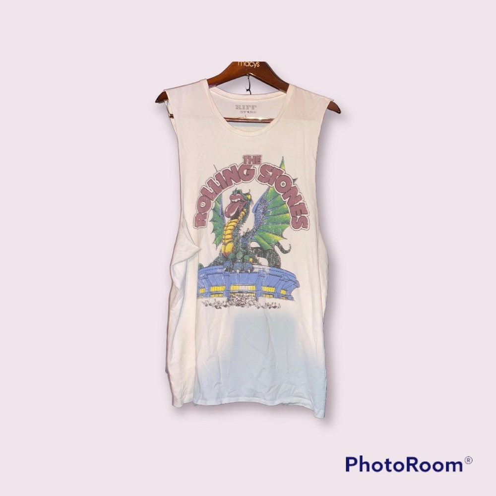 Riff Star Rolling Stones Cutoff tee